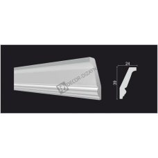 Карниз Decor Dizayn DD24 Полистирол 2000*39*24 мм