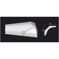 Карниз Decor Dizayn DD13 Полистирол 2000*48*40 мм