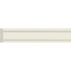 Бордюр Cosca W40(1)-WS2 Полистирол Белое дерево 2400*40*9 мм